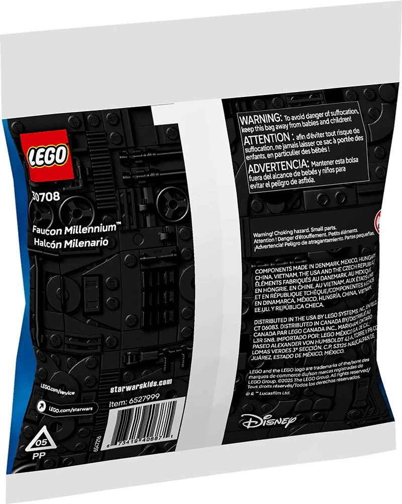 LEGO Star Wars Millennium Falcon Mini-Build - Space Ship Building Toy for Kids, Ages 6+ - 30708