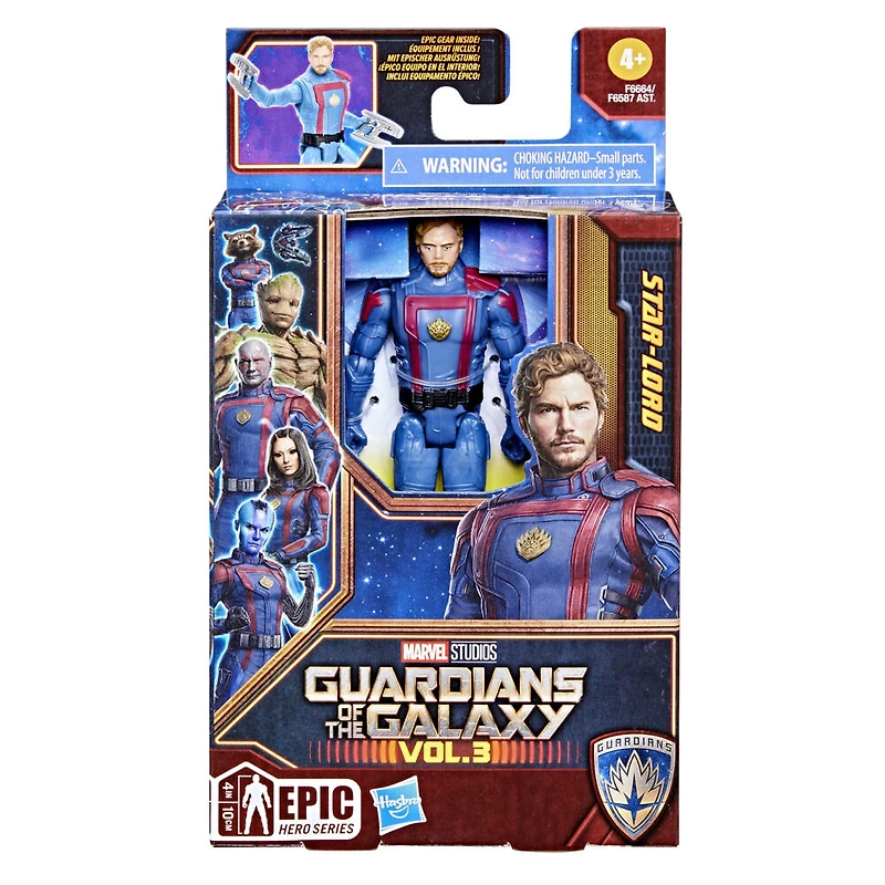 Marvel Studios Gardiens de la galaxie Vol. 3, figurine articulée Star-Lord, Epic Hero Series