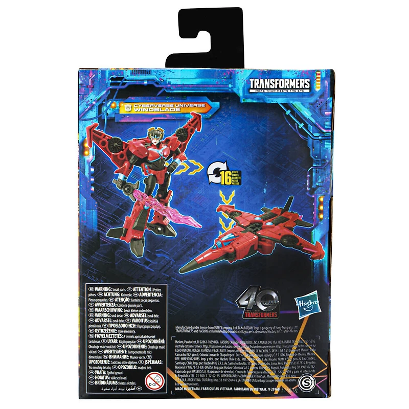Transformers Generations Legacy United, figurine Cyberverse Universe Windblade classe Deluxe