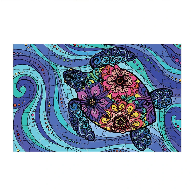 Mindful Living Kids 72 pc. Puzzle - Flow like a Turtle - Édition anglaise