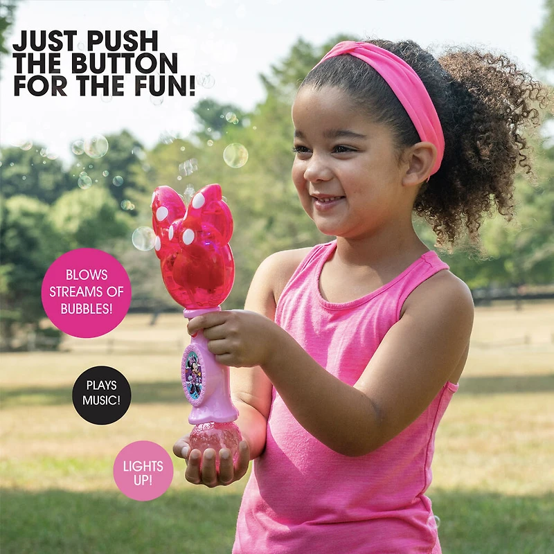 Baguette à bulles musicale Minnie Mouse Light & Sound