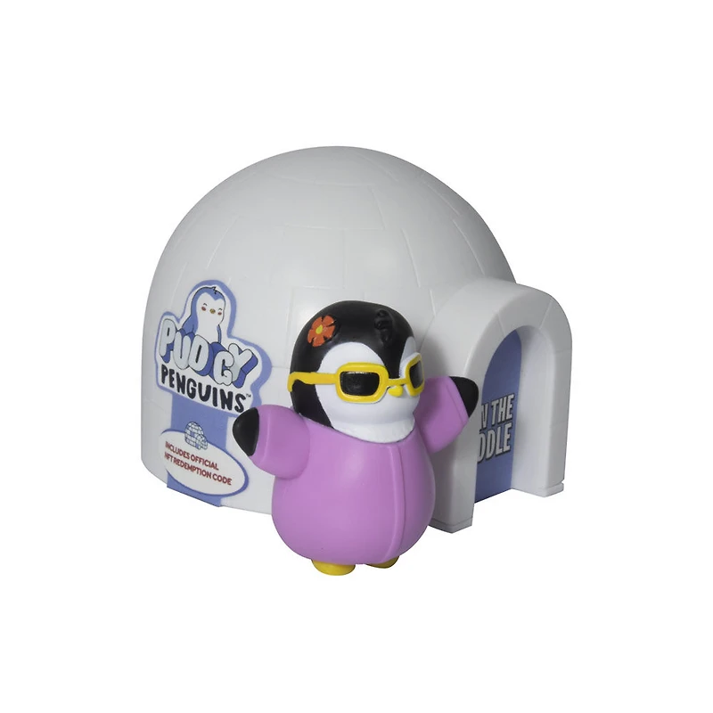 Figurines Pudgy Penguins de collection - emballage igloo de 1