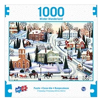 SureLox Puzzles - Winter Wonderland Collection - Winter in Galena - 1000 Pieces