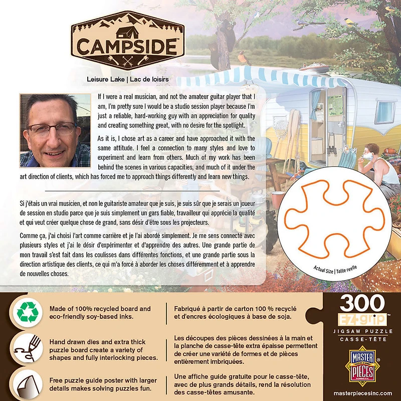 Masterpieces Puzzle Company Campside - Leisure Lake Casse-Tête De 300 Pièces
