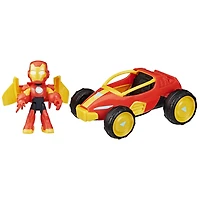 Marvel Iron Man and his Awesome Friends Iron Racer Action Figure & Toy Vehicle