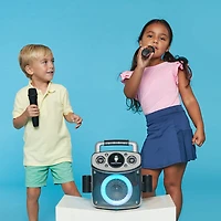 Mini Sparkle Portable Karaoke Machine Black