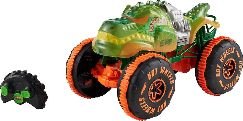 Hot Wheels Monster Trucks-Véhicule Rageasaur-avec télécommande à piles