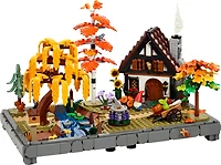 LEGO Icons Le Jardin du Chalet d'Automne, Ensemble de Construction, Décoration Intérieure Personnalisable pour Adultes 11372