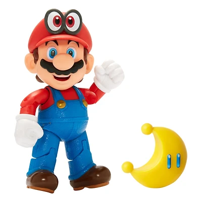 Super Mario 4 "Figures Wave 20 - Mario portant Cappy avec Yellow Power Moon