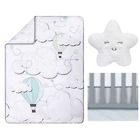 Ensemble De Literie 4 Pièces De Berceau Rêves Étoilés