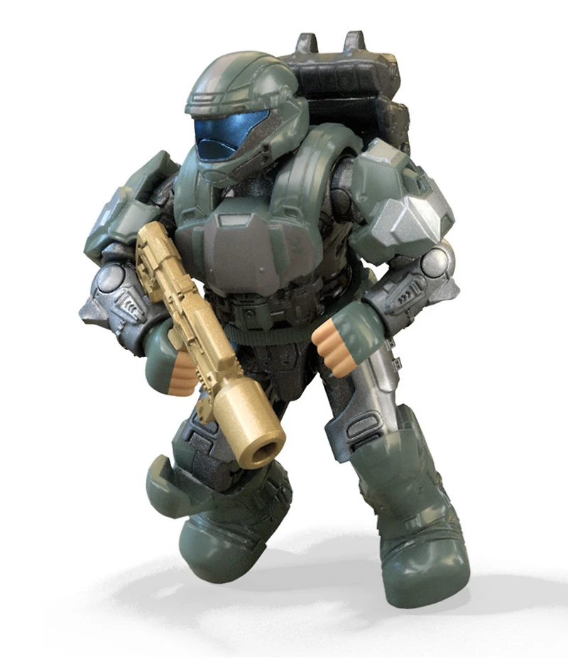 Mega Construx - Halo - Micro-Figurine Articulée - Le Bleu