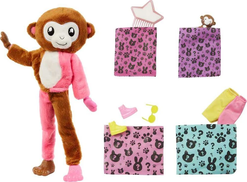 Barbie Cutie Reveal Chelsea Doll and Accessories, Jungle Series