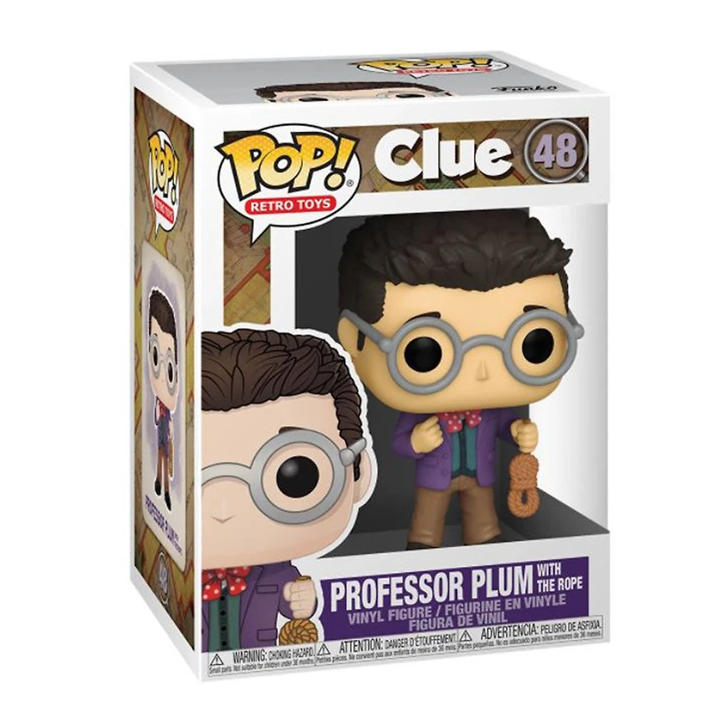 Figurine en Vinyle Professor Plum with the Rope par Funko POP! Clue