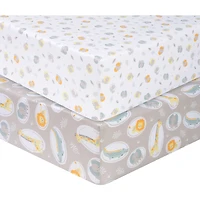 Sammy and Lou - Jungle Pals 2Pk Microfiber Fitted Sheets