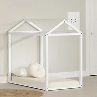 Sweedi Maison lit pour enfant Bambin Blanc