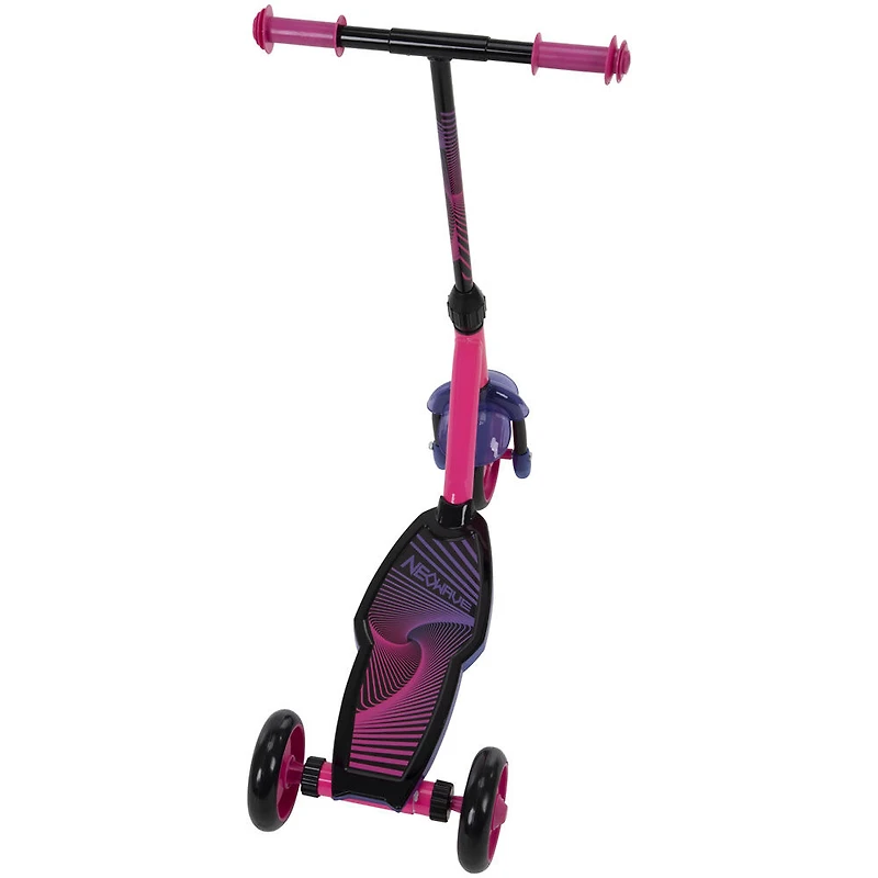 Huffy Neowave - Trottinette lumineuse à 3 roues - Rose - Notre exclusivité