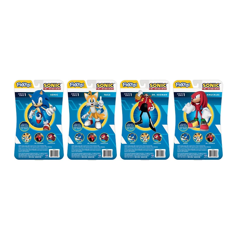 Flexfigs - 1 Pack - Sonic The Hedgehog Asst  (8Pc X 6/Mc) Trux