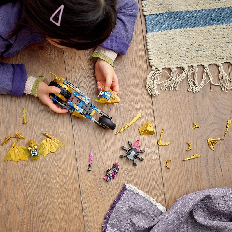 LEGO NINJAGO La moto dragon d'or de Jay 71768 Ensemble de construction (137 pièces)