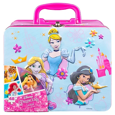 Disney Princess 48-Piece Puzzle in Tin With Handle