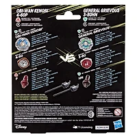 Beyblade X and Star Wars Collab, Obi-Wan Kenobi 4-60P vs. General Grievous 3-80HN - R Exclusive