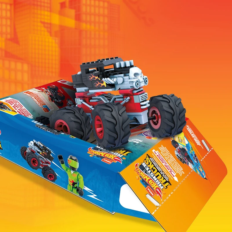 Hot Wheels - Mega Construx - Monster Truck Bone Shaker