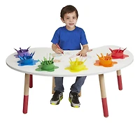 Bureau et chaise en palette Colour Fun