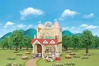 Calico Critters Sweet Raspberry Home Gift Set, Dollhouse Playset avec 3 figurines à collectionner, meubles et accessoires