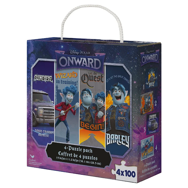 Disney Onward 4-Pack of Puzzles