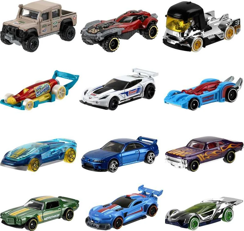 Véhicules jouets 1968 et les pistes Hot Wheels