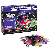 Trolls World Tour 48-Piece Lenticular (3D) Puzzle