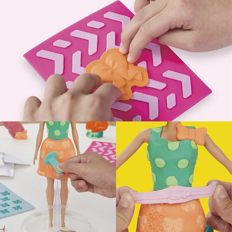 Play-Doh Barbie Perles et noeuds, recharges pour coffret de pâte à modeler