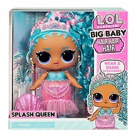 Grande poupée de 11 po (28 cm) LOL Surprise Big Baby Hair Hair HairMC, Splash Queen