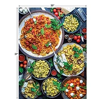 Cra-Z-Art - Dennis Prescott 1000pc Puzzle Assortment - Pasta Goodness