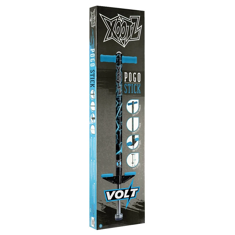 XOOTZ Pogo Stick Volt, Blue/Black