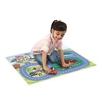 Bluey Imaginmat Felt Playmat With 1 Vehicle
