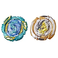 Beyblade Burst QuadDrive, Pack de 2 toupies de compétition Katana Muramasa M7 et Vanish Cobra C7