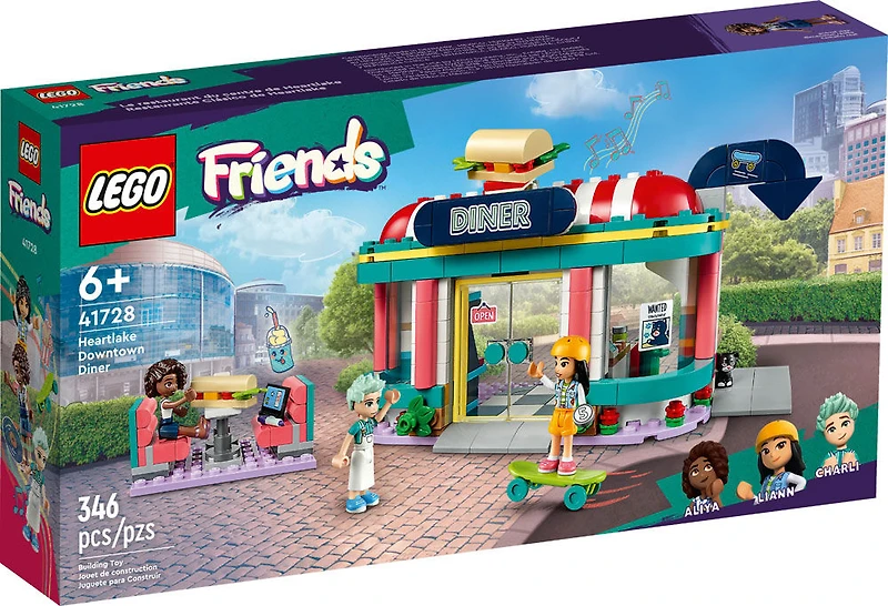 LEGO Friends Le restaurant du centre de Heartlake 41728 Ensemble de jeu de construction (346 pièces)