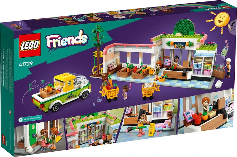 LEGO Friends L'épicerie biologique 41729 Ensemble de jeu de construction (830 pièces)