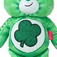 Care Bears Peluche en denim taille amusante (respectueux de l'environnement) - Good Luck Bear - Notre exclusivité