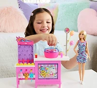 Barbie Mysteries: Beach Detectives Barbie "Malibu" Doll, Cotton Candy Game Playset & Accessories