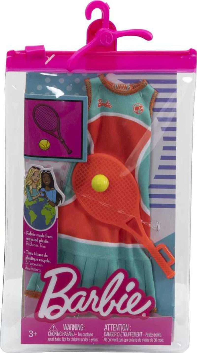 Barbie-Coffret Tenue, carrière de Joueuse de tennis, 1 tenue, 2 acc.