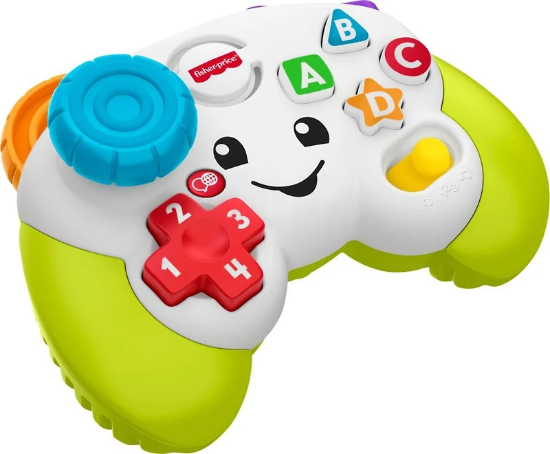 Fisher-Price Rires et Éveil Manette de jeu éducative, multilingue