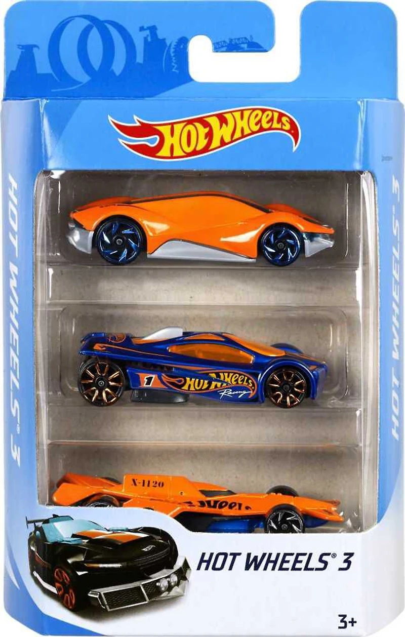 Hot Wheels 3-Car Pack, Multipack of 3 Hot Wheels Vehicles
