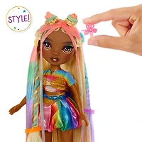 Rainbow High Hair Chalk & Style Meline - Rainbow & Gold 11" Doll