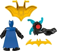 Fisher-Price Imaginext DC Super Friends Metal Force Batman Action Figure & Accessories Set, 3-inch