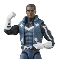 Marvel Legends Series, figurine de collection de 15 cm Blue Marvel en costume des Ultimates, 4 accessoires et 1 pièce Build-a-Figure