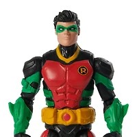 DC Comics, Figurine articulée Robin avec 2 accessoires mystère, 10 cm