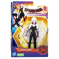 Marvel Spider-Man: Across the Spider-Verse Spider-Gwen Toy, 6-Inch-Scale Action Figure with Web Accessory, Toys for Kids Ages 4 and Up
