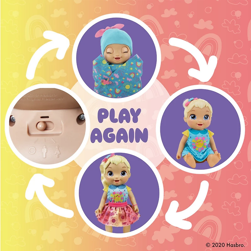 Baby Alive, Baby Grows Up - Happy Hope, poupée de bébé qui croît et parle
