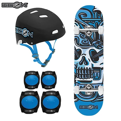 Icon Skateboard Combo - Blue - R Exclusive